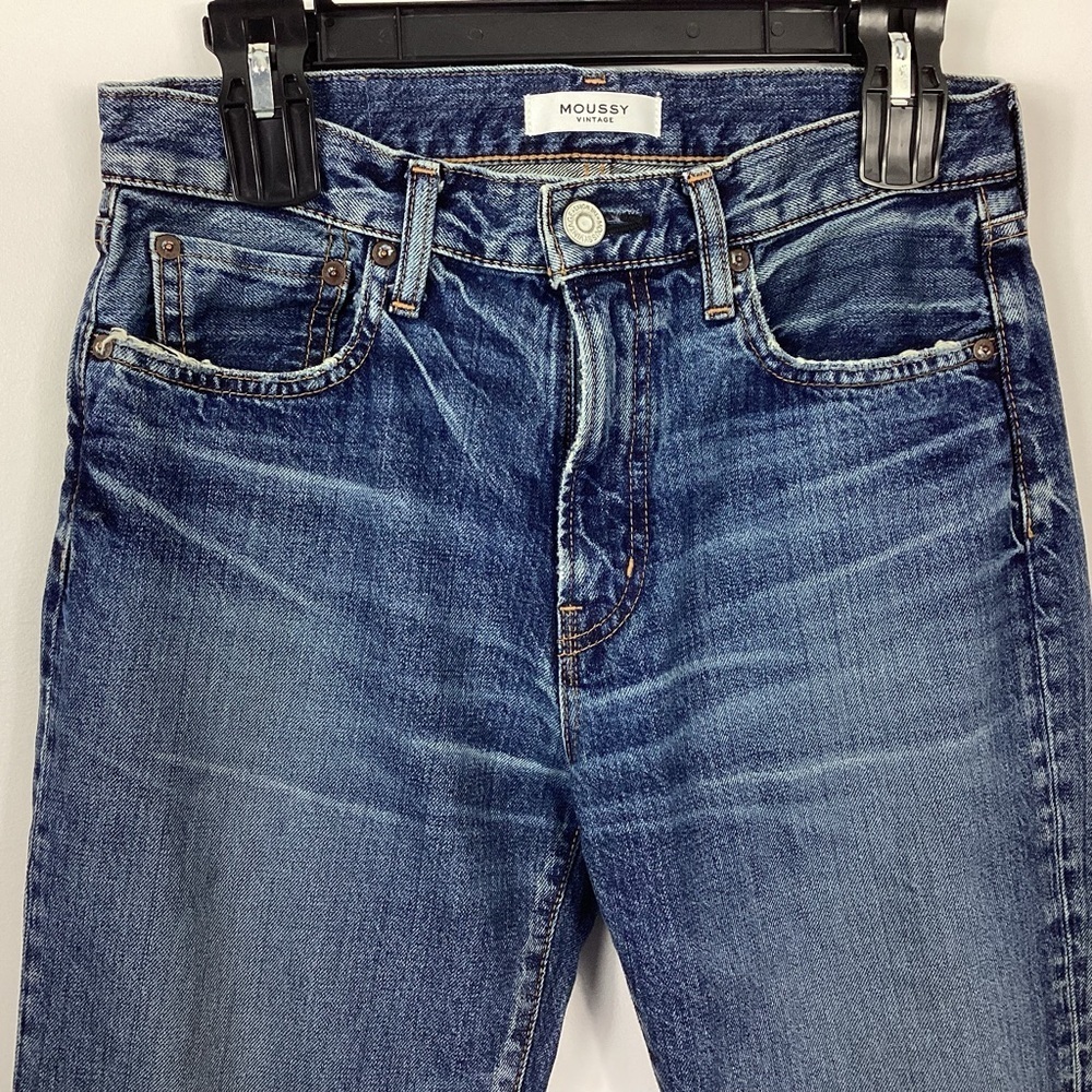 Moussy Vintage Jessamine Boys Straight Jeans Size 24 - Picture 3 of 14